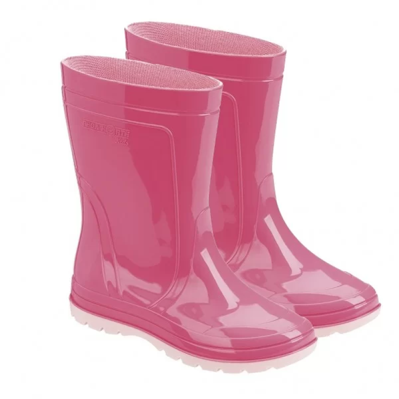 Bota Galocha Infantil 29/30 com Forro Rosa Jetsky Grendene
