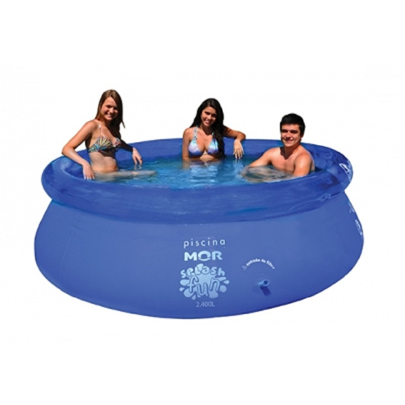 Piscina Inflavel 2400 Litros Mor 240x240x63cm 1053
