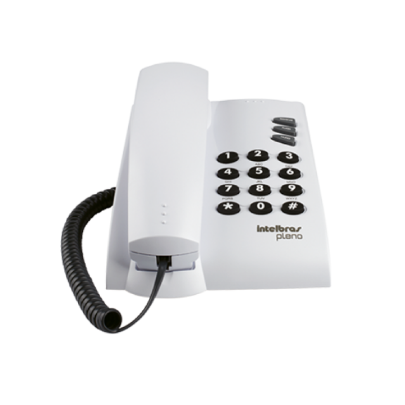 Telefone Com Fio Pleno Branco Intelbras
