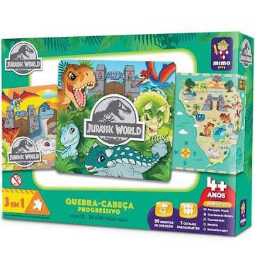 Jogo Das Vogais Quebra Cabeça Infantil Jurassic World 2050 - Mimo na  Americanas Empresas