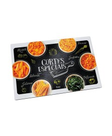 Tábua de Corte em Vidro 20X30cm Euro