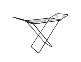 Varal de Chão com Abas Slim Preto