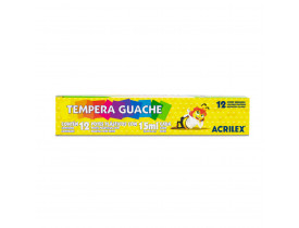 Tempera Guache 12 Cores Acrilex