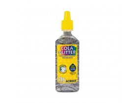 Cola Glitter 23g Prata Acrilex