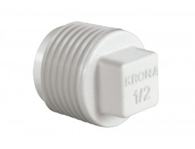 Plug Roscável 1/2'' Branco Krona