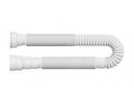 Sifão Tubo Extensivo Longo Universal 1,5 metros Branco Blukit