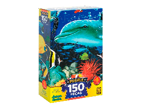 Quebra-Cabeça 150 Peças Amigos do Mar Grow