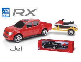 Brinquedo Caminhonete Pick Up Rx com Jet Ski Roma Cor Sortida