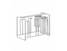 Suporte para 6 Copos Cromado Future