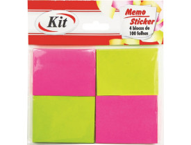 Bloco para Recado Neon Kit