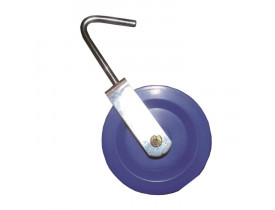 Roldana para Varal com Gancho 8cm Azul Conex