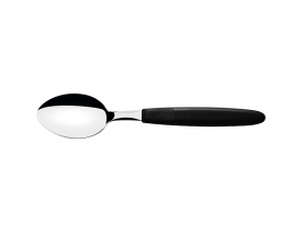 Colher de Sobremesa Ipanema Preta Tramontina