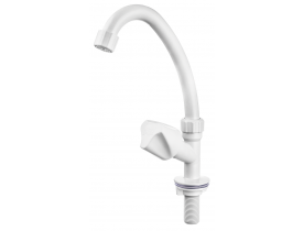 Torneira para Cozinha Bica Móvel de Bancada Plus Branca Herc