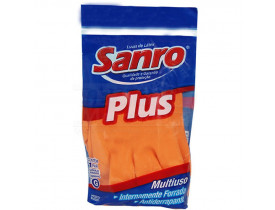 Luva Plus Média Laranja Sanro 