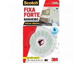 Fita Dupla Face Fixa Forte Banheiro 24mm X 1,0 metro 3M