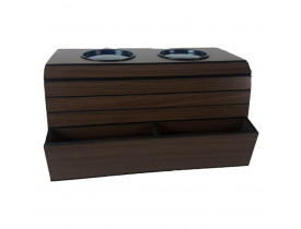 Esteira de Apoio para Sofá com Porta Copos e Controles Golden Cor Sortida