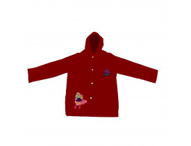 Capa de Chuva Infantil Menina Vermelho, Rosa ou Lilás Brizi Tamanho Único