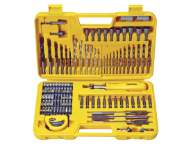 Maleta Plástica com Brocas e Ponteiras 110 Peças Tramontina