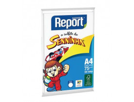 Papel A4 100 Folhas Sulfite Senninha Report