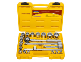 Jogo de Soquetes Sextavados Encaixe 1/2" 22 Peças Tramontina