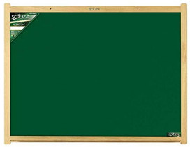 Quadro Escolar Verde 90x70cm Moldura de Madeira Souza