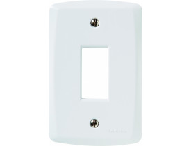 Placa Vertical 1 Conector 4X2 Lux² Branca Tramontina