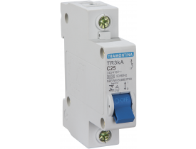 Disjuntor TR3KA 1P 25A Curva C Tramontina
