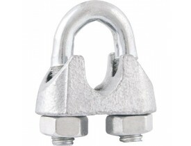 Clips para Cabo de Aço 3,2mm 1/8'' com 2 unidades Vonder