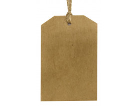 Etiqueta Chalkboard Pardo com 12 unidades Kit