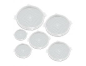 Kit Tampas de Silicone 6 Peças Plasvale