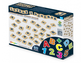 Letras e Números Mágicos 80 Peças Junges