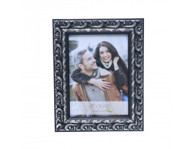 Porta Retrato Madeira 10x15cm Elegance Preto Woodart