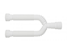 Sifão Tubo Extensivo Duplo Universal Branco Blukit