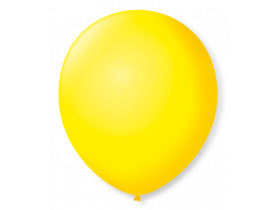 Balão N7 Liso Amarelo Citrino Pacote com 50 unidades São Roque