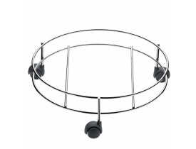 Suporte para Botijão de Gás e Vaso Preto Utimil