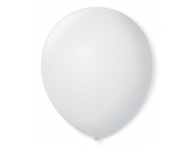 Balão N9 Liso Branco Polar Pacote com 50 unidades São Roque