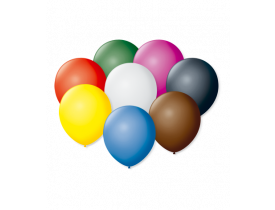 Balão Bexiguinha N3 Liso Sortido Pacote com 100 unidades São Roque