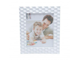 Porta Retrato Plástico 13x18cm Branco Rojemac
