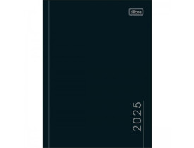 Agenda Costurada 2026 Pepper Preta Tilibra