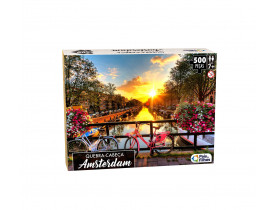 Quebra-cabeça 500 peças: Amsterdam | Pais e Filhos