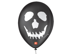 Balão N°9 Caveira Halloween c/24 São Roque