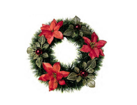 Guirlanda 30cm PET Decorada VMP