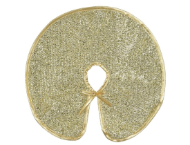 Saia Árvore Natal 40cm Dourado D&A 