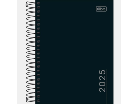 Agenda 2026 Espiral Pepper Preta Tilibra