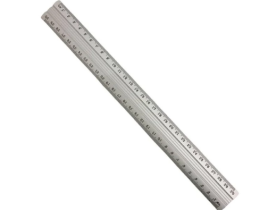Régua Alumínio 30cm Prata VMP