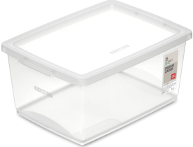 Organizador Com Trava 7,5L Transparente Ordene