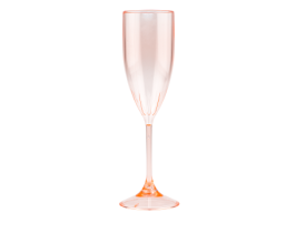 Taça Champanhe 180ml Gotas Salmão Cristal Inusi