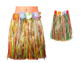 Saia Havaiana Colorida Adulto | Modamix