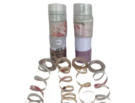 Serpentina 20 Rolos 1cmX11m Real Seda