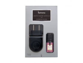 Aromatizador de Ambiente Elétrico Standard Black com Essência Lavanda Francesa Via Aroma